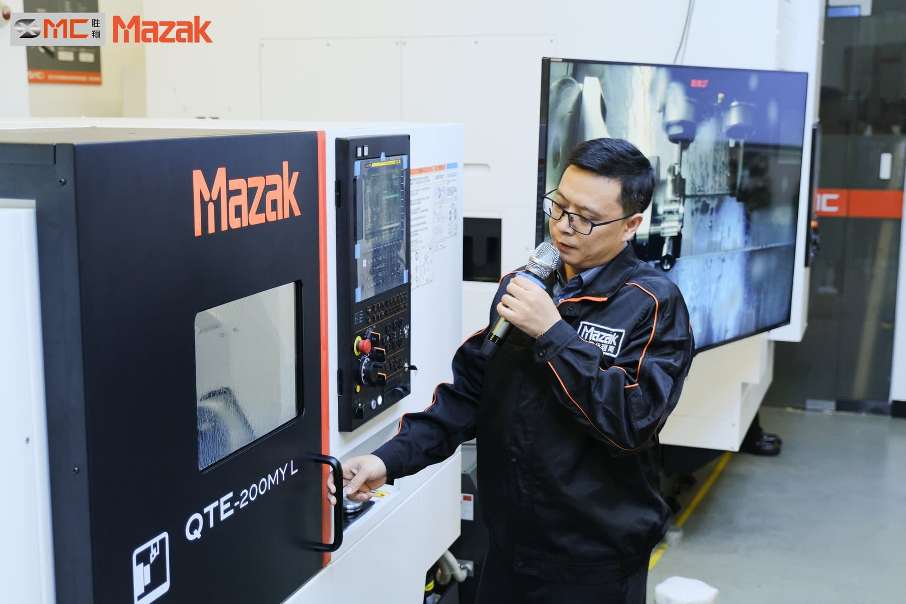 Mazak 机床展示活动现场